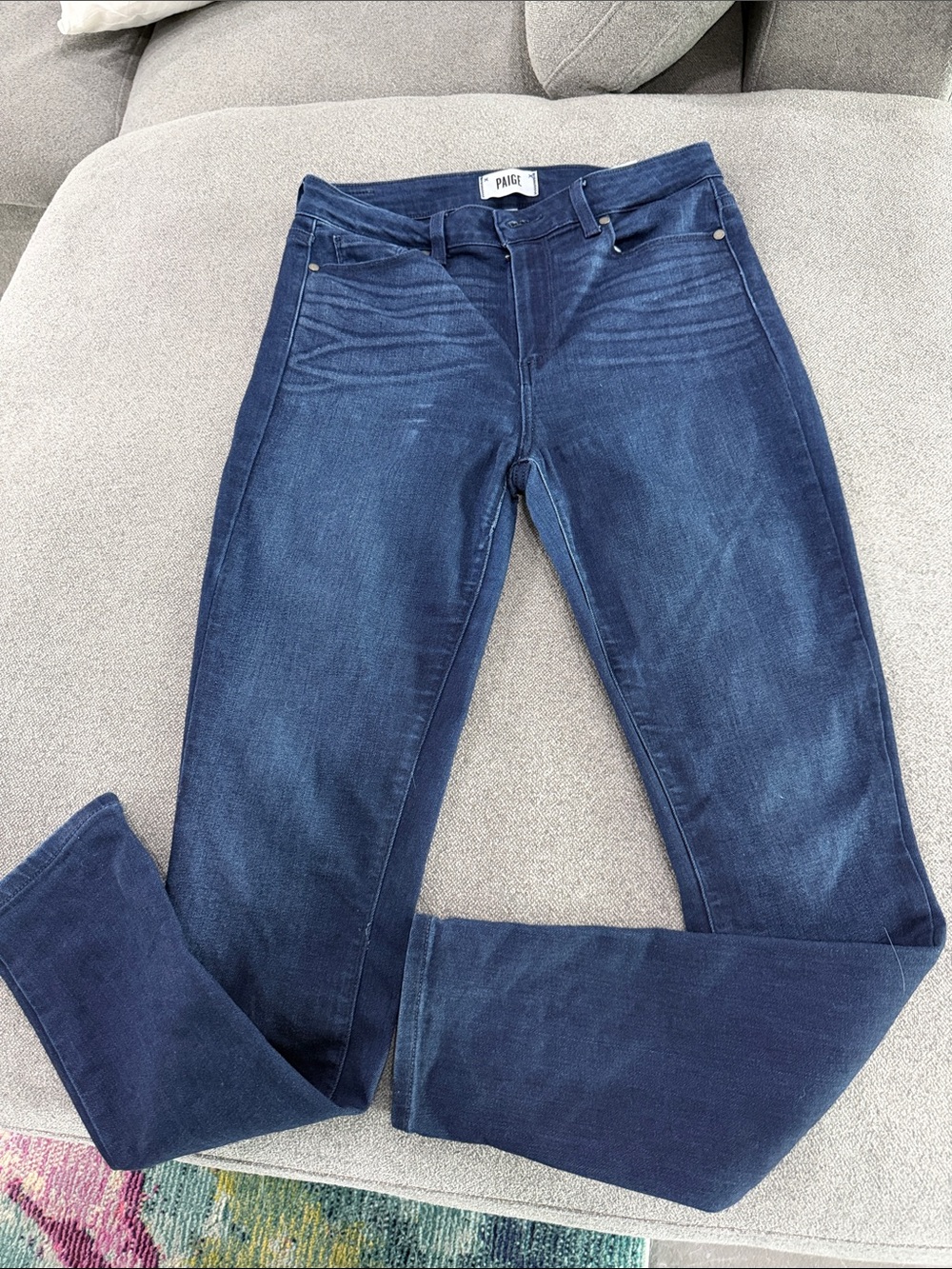 PAIGE Indigo High-Rise Skinny Jeans